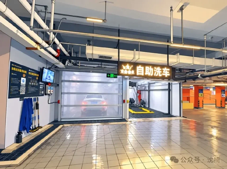 宽广超市丽水店自助洗车